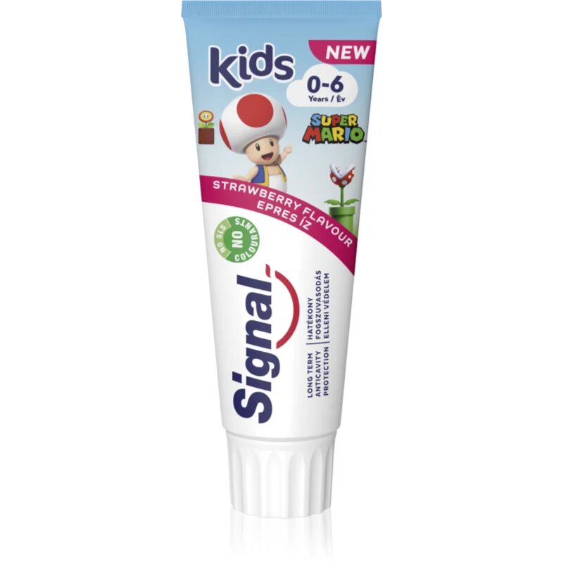 Signal Kids Strawberry dětská zubní pasta 75 ml