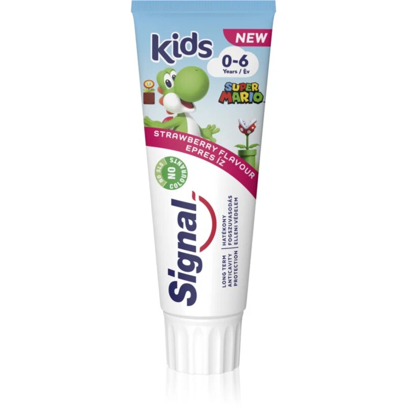Signal Kids Strawberry dětská zubní pasta 75 ml