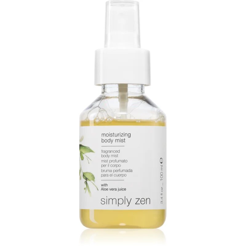 Simply Zen Sensorials Moisturizing Body Mist hydratační mlha na tělo aloe vera 100 ml