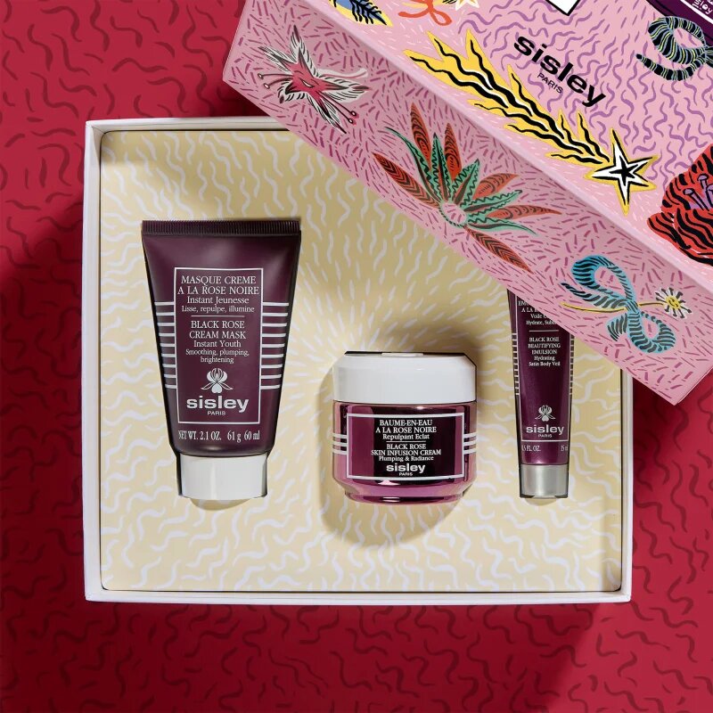 Sisley Black Rose Gift Set by Marie-Victoire de Bascher dárková sada pro zářivý vzhled pleti limitovaná edice