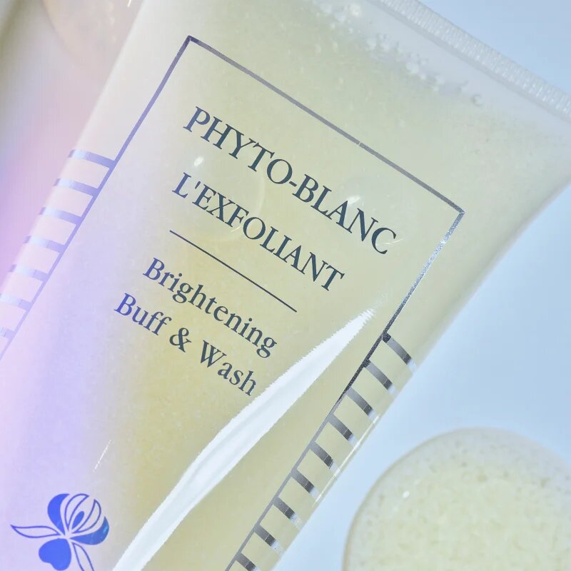 Sisley Phyto-Blanc Brightening Buff and Wash exfoliační gel pro rozjasnění pleti 100 ml