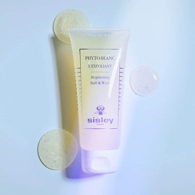 Sisley Phyto-Blanc Brightening Buff and Wash exfoliační gel pro rozjasnění pleti 100 ml