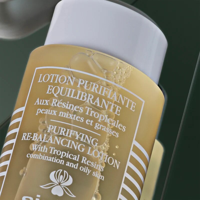 Sisley Purifying Re-Balancing Lotion With Tropical Resins tonikum pro mastnou a smíšenou pleť 125 ml