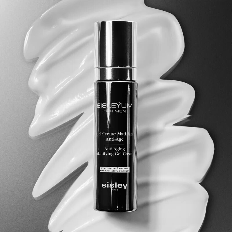 Sisley Sisleÿum Anti-Aging Mattifying Gel-Cream lehký protivráskový krém s antioxidačním účinkem pro muže 50 ml