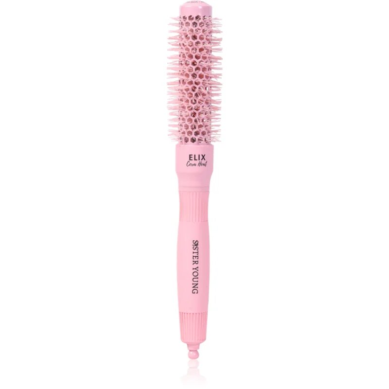 Sister Young ELIX Round Brush Cera Heat Pink kulatý kartáč na vlasy 25mm 1 ks