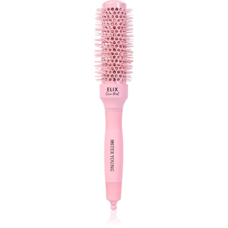 Sister Young ELIX Round Brush Cera Heat Pink kulatý kartáč na vlasy 32mm 1 ks