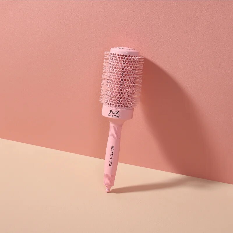 Sister Young ELIX Round Brush Cera Heat Pink kulatý kartáč na vlasy 53mm 1 ks