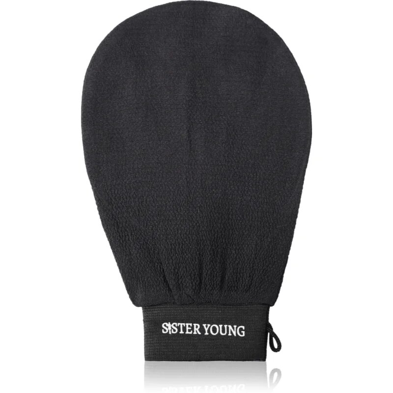 Sister Young NOVA Exfoliating Glove peelingová rukavice na tělo Black 1 ks
