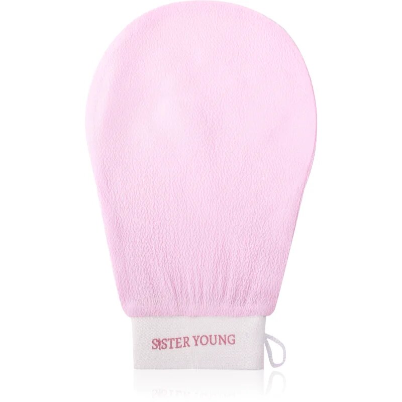 Sister Young NOVA Exfoliating Glove peelingová rukavice na tělo Pink 1 cps