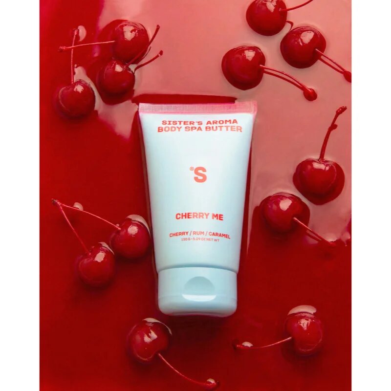 Sister's Aroma Body Spa Butter Cherry Me vyživující tělové máslo 150 g