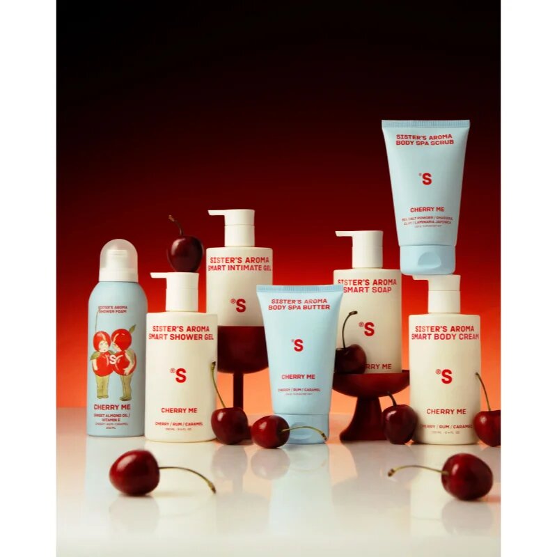 Sister's Aroma Body Spa Butter Cherry Me vyživující tělové máslo 150 g