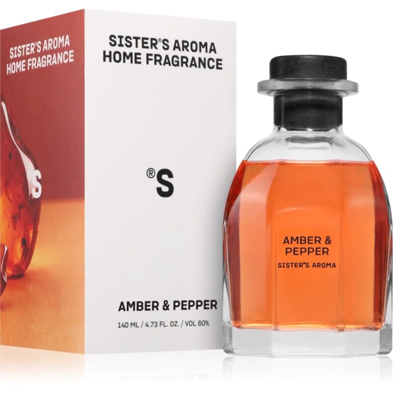 Sister's Aroma Home Fragrance Amber and Pepper aroma difuzér 140 ml