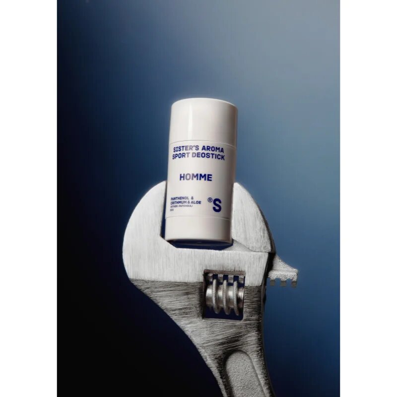 Sister's Aroma Homme Sport Deostick tuhý deodorant proti zápachu a pocení pro muže 50 g