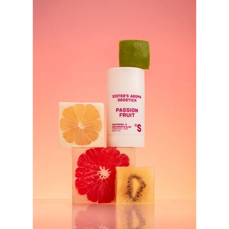 Sister's Aroma Passion Fruit Deostick tuhý deodorant proti zápachu a pocení 50 g