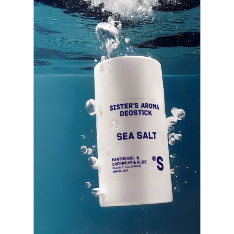 Sister's Aroma Sea Salt Deostick tuhý deodorant proti zápachu a pocení 50 g