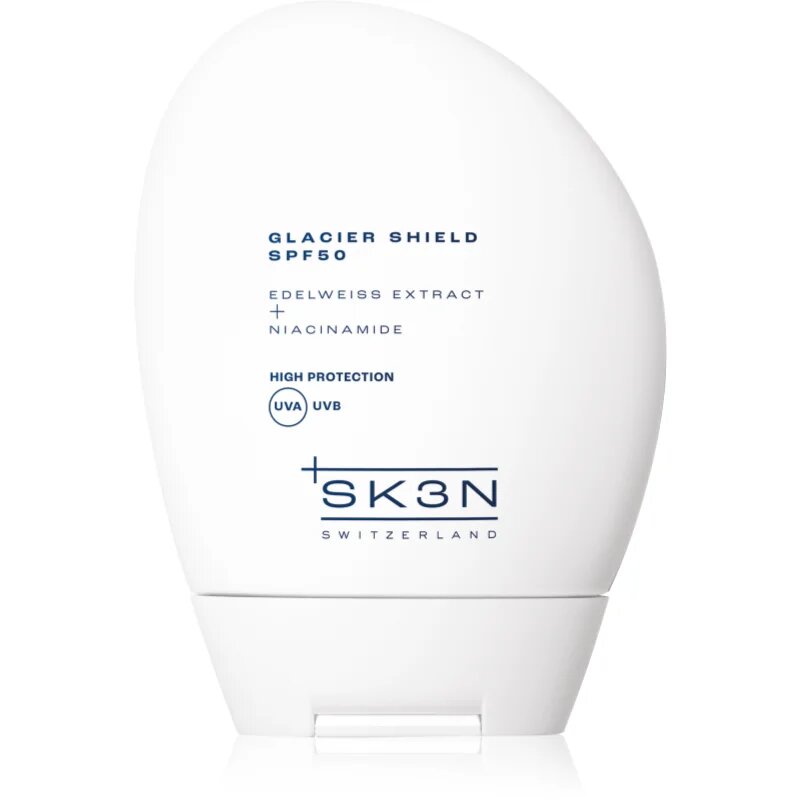 SK3N Glacier Shield SPF 50 lehký ochranný fluid SPF 50 50 ml