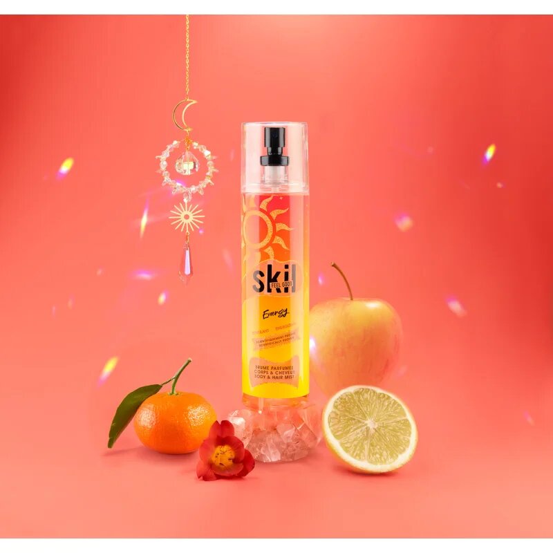 Skil Feel Good Energy parfémovaná mlha na tělo a vlasy pro ženy 250 ml