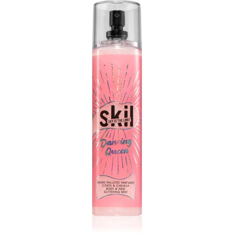 Skil Night Call Dancing Queen sprej na tělo a vlasy se třpytkami 250 ml