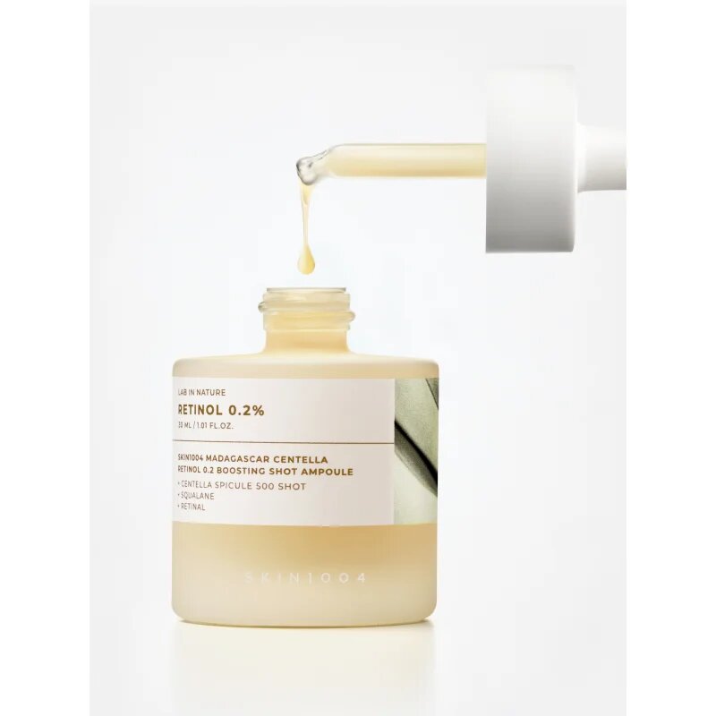 SKIN1004 Lab In Nature Retinol 0.2% Boosting Shot Ampoule regenerační protivráskové sérum zvyšující elasticitu pleti 30 ml