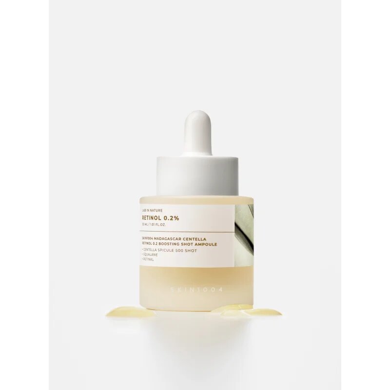 SKIN1004 Lab In Nature Retinol 0.2% Boosting Shot Ampoule regenerační protivráskové sérum zvyšující elasticitu pleti 30 ml