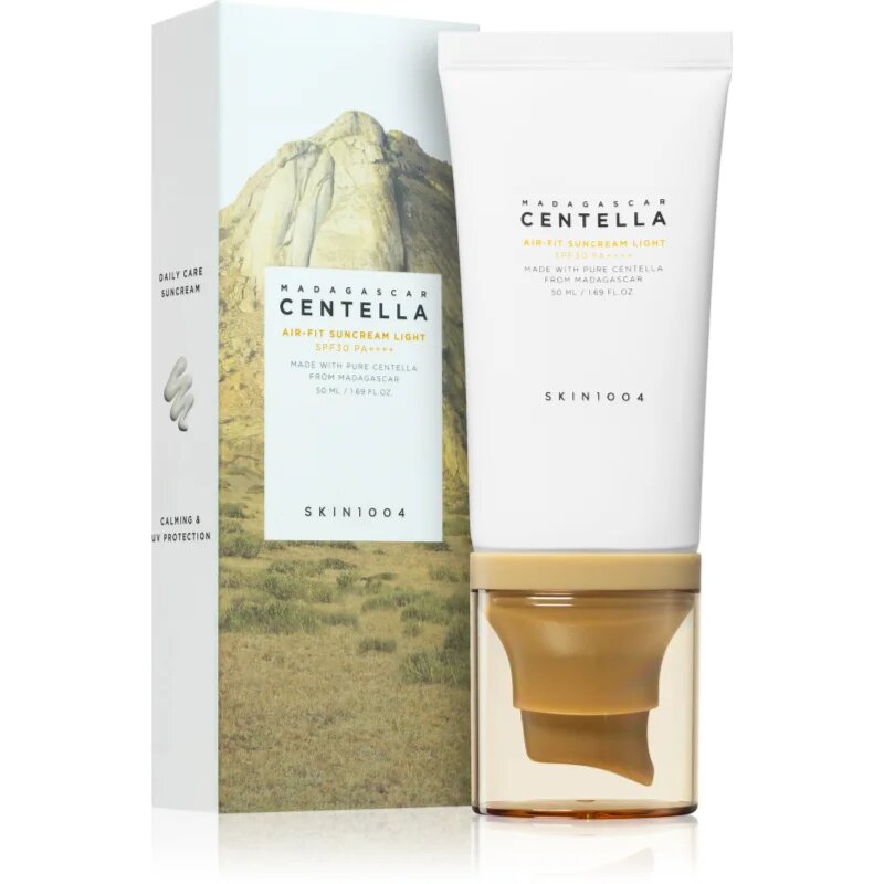 SKIN1004 Madagascar Centella Air-Fit Suncream Light minerální ochranný fluid na obličej SPF 30 50 ml