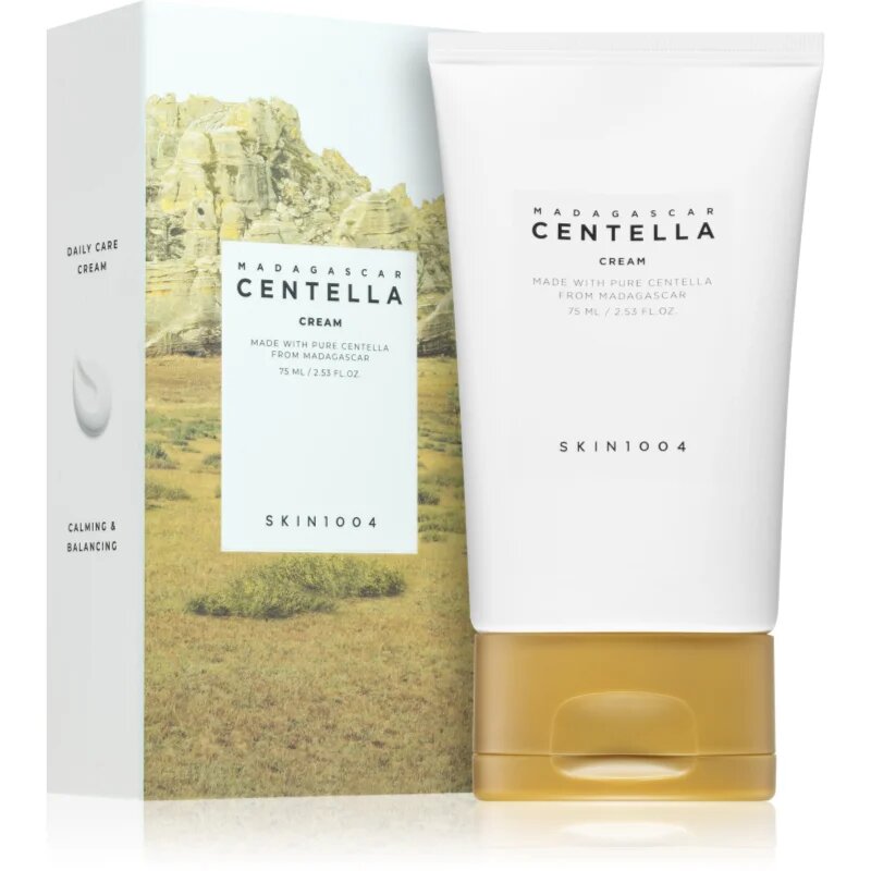 SKIN1004 Madagascar Centella Cream lehký zklidňující krém pro citlivou a podrážděnou pleť 75 ml