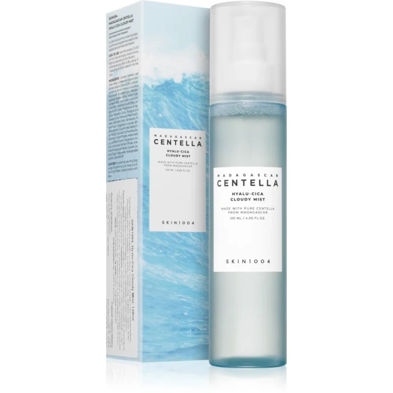 SKIN1004 Madagascar Centella Hyalu-Cica Cloudy Mist hydratační mlha se zklidňujícím účinkem 120 ml