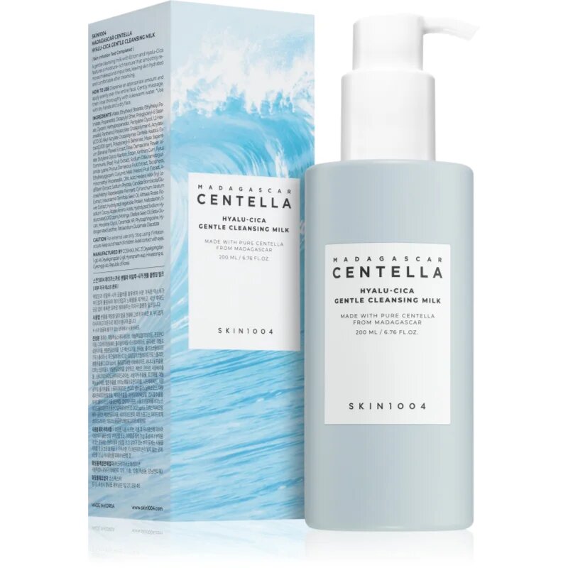 SKIN1004 Madagascar Centella Hyalu-Cica Gentle Cleansing Milk hydratační čisticí mléko pro výživu pleti a udržení její přirozené hydratace 200 ml
