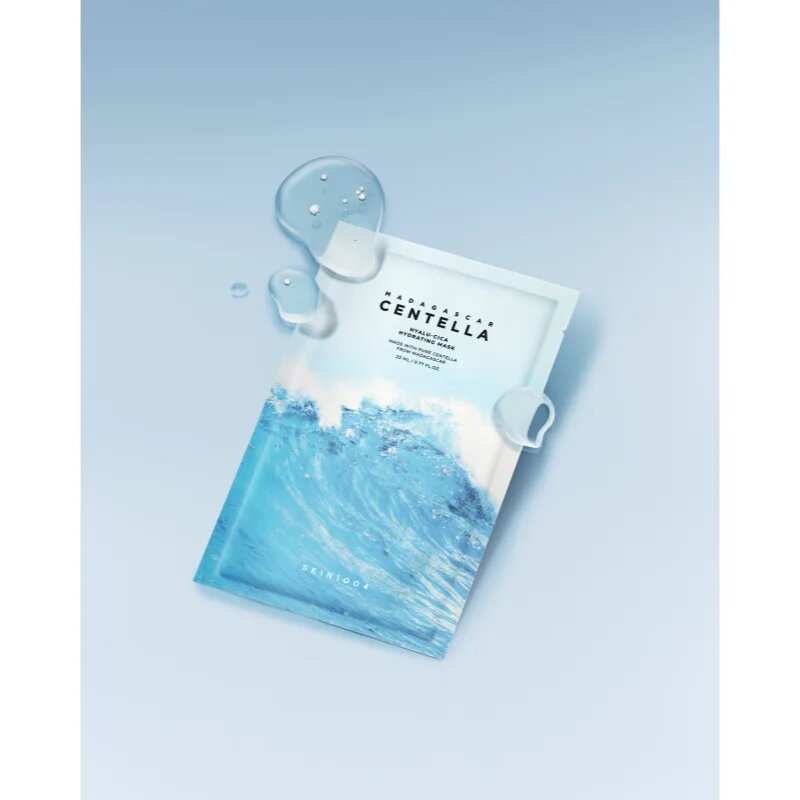 SKIN1004 Madagascar Centella Hyalu-Cica Hydrating Mask plátýnková maska s hydratačním a zklidňujícím účinkem 23 ml