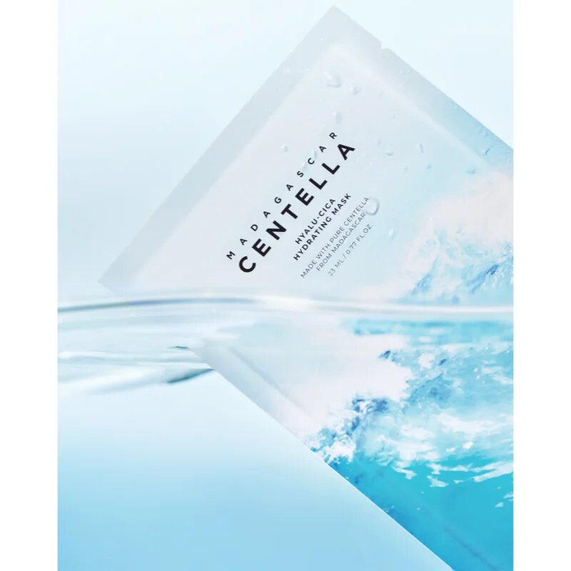 SKIN1004 Madagascar Centella Hyalu-Cica Hydrating Mask plátýnková maska s hydratačním a zklidňujícím účinkem 23 ml