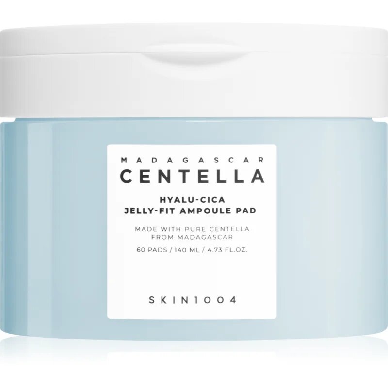 SKIN1004 Madagascar Centella Hyalu-Cica Jelly-Fit Ampoule Pad tonizační polštářky pro dehydratovanou suchou pleť 60 ks