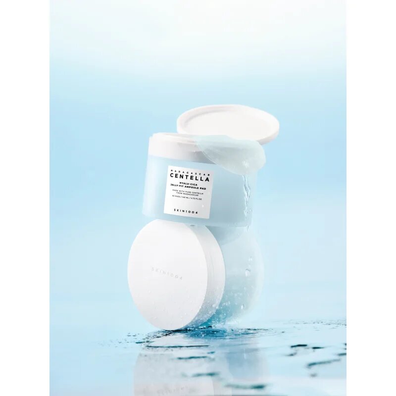 SKIN1004 Madagascar Centella Hyalu-Cica Jelly-Fit Ampoule Pad tonizační polštářky pro dehydratovanou suchou pleť 60 ks
