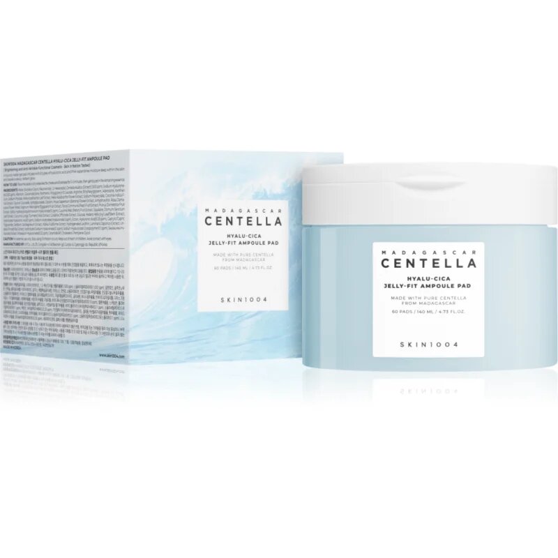 SKIN1004 Madagascar Centella Hyalu-Cica Jelly-Fit Ampoule Pad tonizační polštářky pro dehydratovanou suchou pleť 60 ks