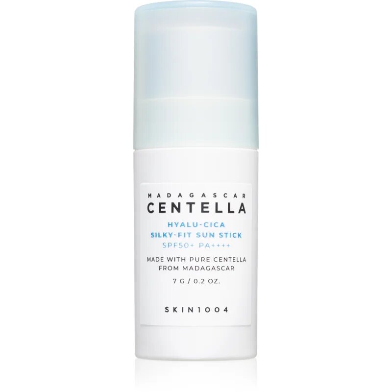 SKIN1004 Madagascar Centella Hyalu-Cica Silky-Fit Sun Stick ochranná hydratační tyčinka SPF 50+ 7 g