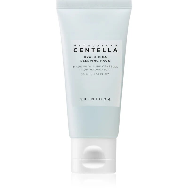 SKIN1004 Madagascar Centella Hyalu-Cica Sleeping Pack zdokonalující a hydratační maska na noc pro vypnutí pleti 30 ml