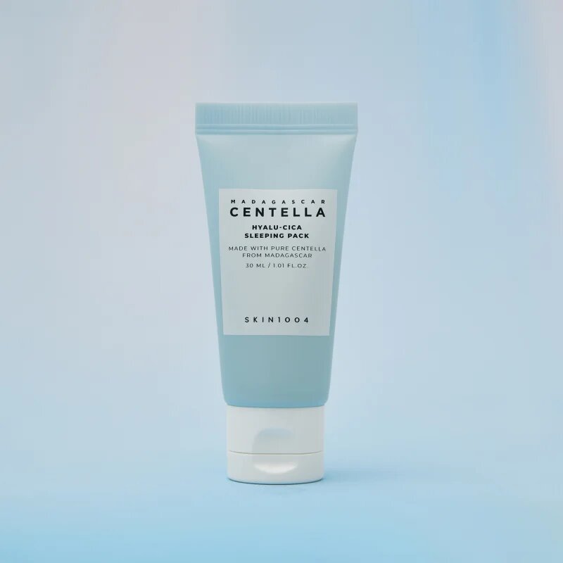 SKIN1004 Madagascar Centella Hyalu-Cica Sleeping Pack zdokonalující a hydratační maska na noc pro vypnutí pleti 30 ml