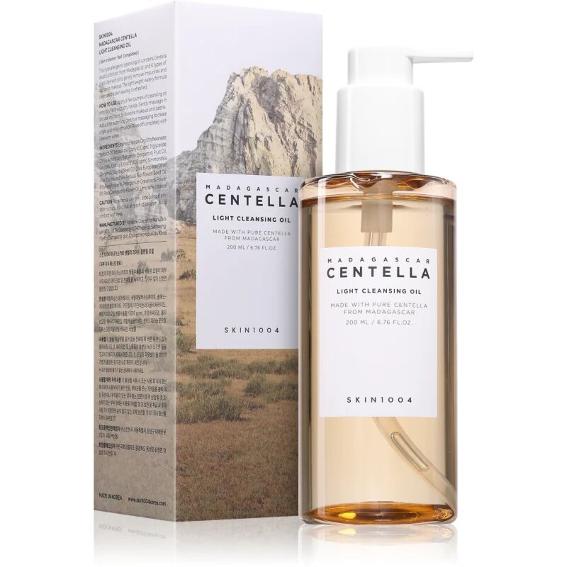 SKIN1004 Madagascar Centella Light Cleansing Oil čisticí a odličovací olej se zklidňujícím účinkem 200 ml