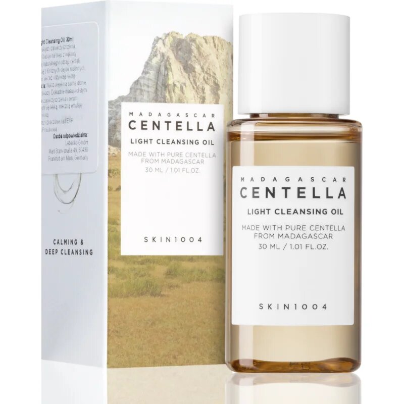 SKIN1004 Madagascar Centella Light Cleansing Oil čisticí a odličovací olej se zklidňujícím účinkem 30 ml