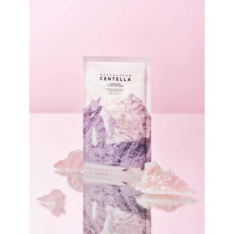 SKIN1004 Madagascar Centella Poremizing Clarifying Mask plátýnková maska pro vyhlazení pleti a minimalizaci pórů 23 ml