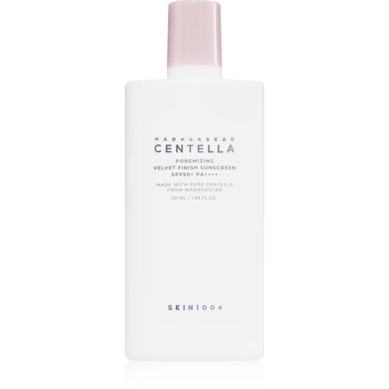 SKIN1004 Madagascar Centella Poremizing Velvet Finish Sunscreen opalovací krém na obličej pro mastnou pleť SPF 50+ 50 ml