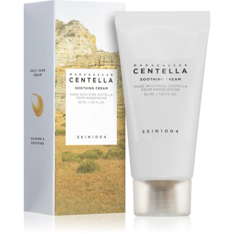 SKIN1004 Madagascar Centella Soothing Cream bohatý výživný a zklidňující krém pro regeneraci a obnovu pleti 30 ml