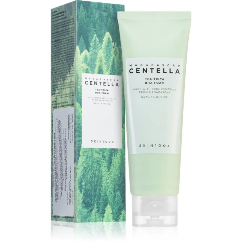 SKIN1004 Madagascar Centella Tea-Trica BHA Foam hloubkově čisticí pěna pro problematickou pleť akné 125 ml