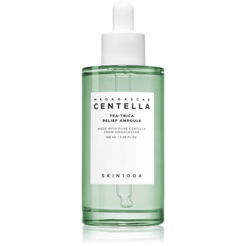 SKIN1004 Madagascar Centella Tea-Trica Relief Ampoule zklidňující pleťové sérum pro problematickou pleť akné 100 ml