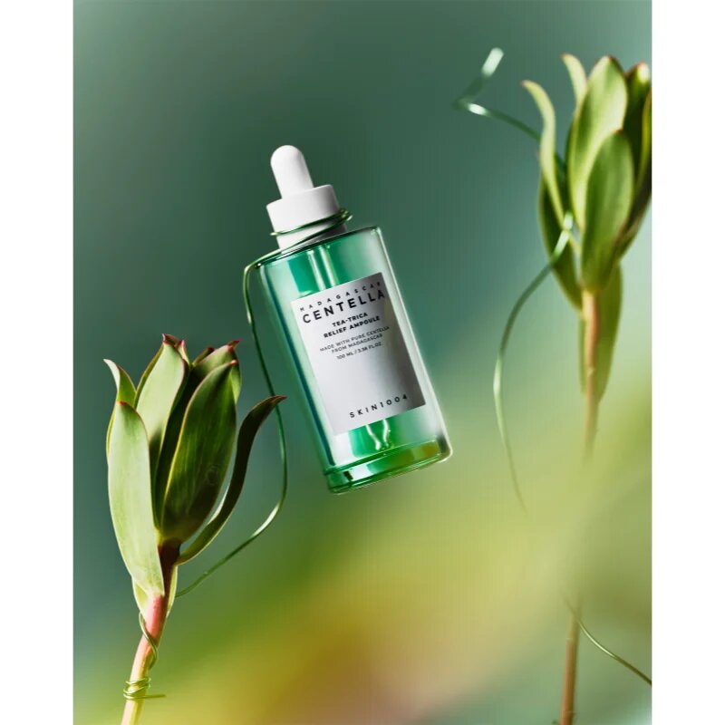 SKIN1004 Madagascar Centella Tea-Trica Relief Ampoule zklidňující pleťové sérum pro problematickou pleť akné 100 ml