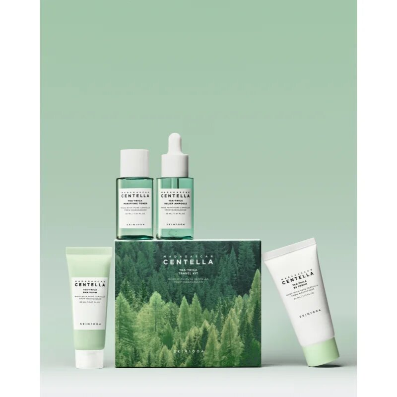 SKIN1004 Madagascar Centella Tea-Trica Travel Kit cestovní sada pro problematickou pleť