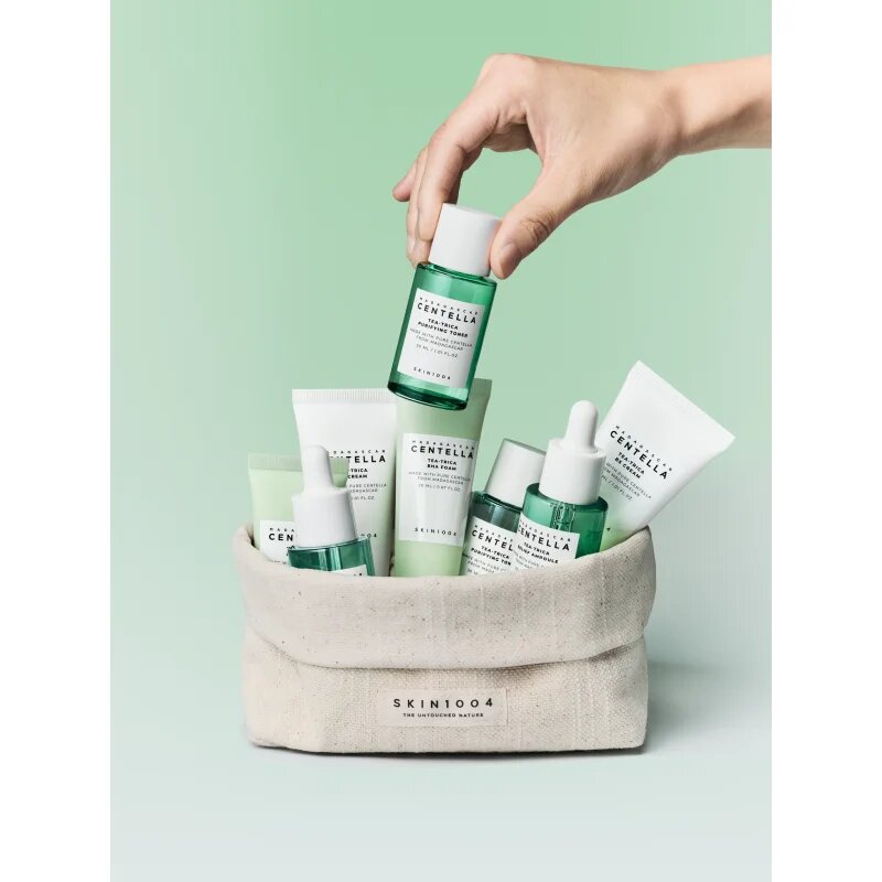 SKIN1004 Madagascar Centella Tea-Trica Travel Kit cestovní sada pro problematickou pleť