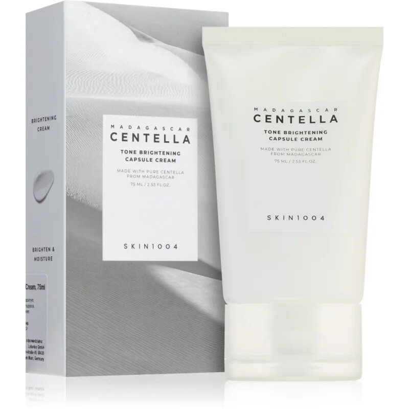 SKIN1004 Madagascar Centella Tone Brightening Capsule Cream revitalizační a rozjasňující krém se zklidňujícím účinkem 75 ml