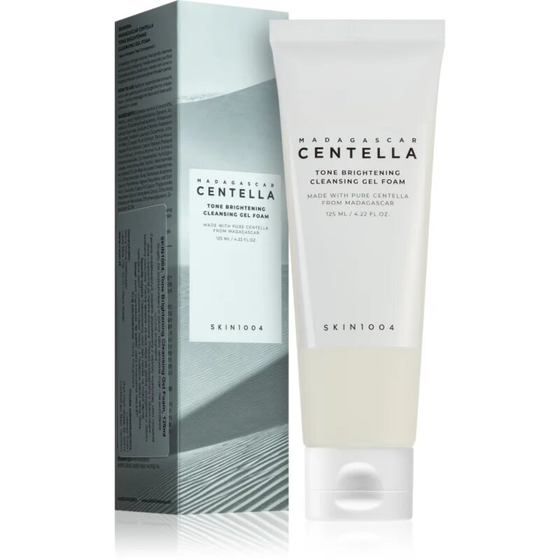 SKIN1004 Madagascar Centella Tone Brightening Cleansing Gel Foam pěnivý čisticí gel pro rozjasnění a hydrataci 125 ml