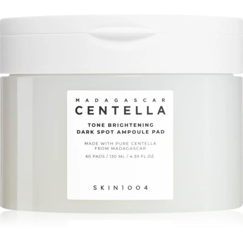 SKIN1004 Madagascar Centella Tone Brightening Dark Spot Ampoule Pad tonizační polštářky proti tmavým skvrnám 60 ks