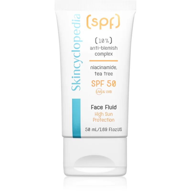 Skincyclopedia Anti-Blemish ochranný fluid proti pigmentovým skvrnám SPF 50 50 ml